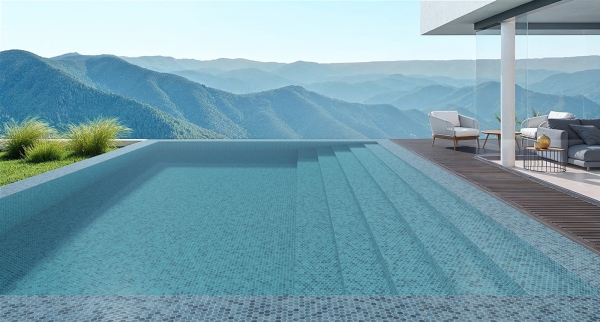 Hexagonal Mosaic pool