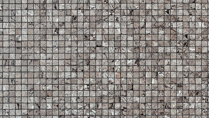 Installation of mosaic on polypropylene pools