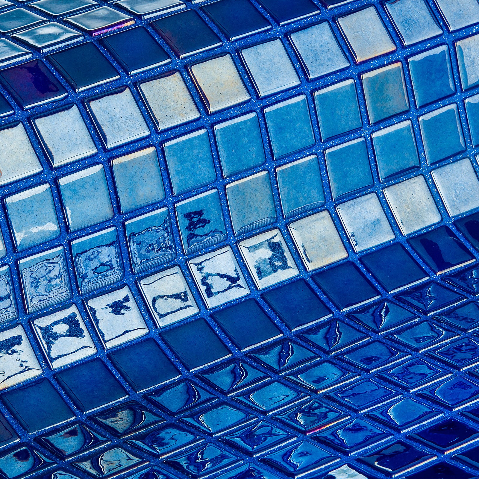 Mosaic Tile Metal Azurita - Ezarri