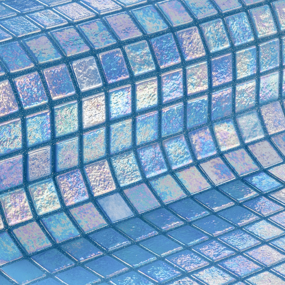 Mosaic Tile Iridescent Ocean - Ezarri