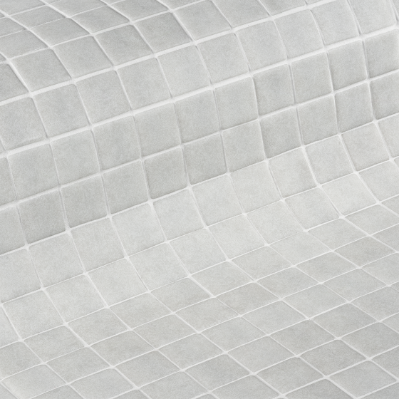 Glass mosaic tile Chalk - Ezarri