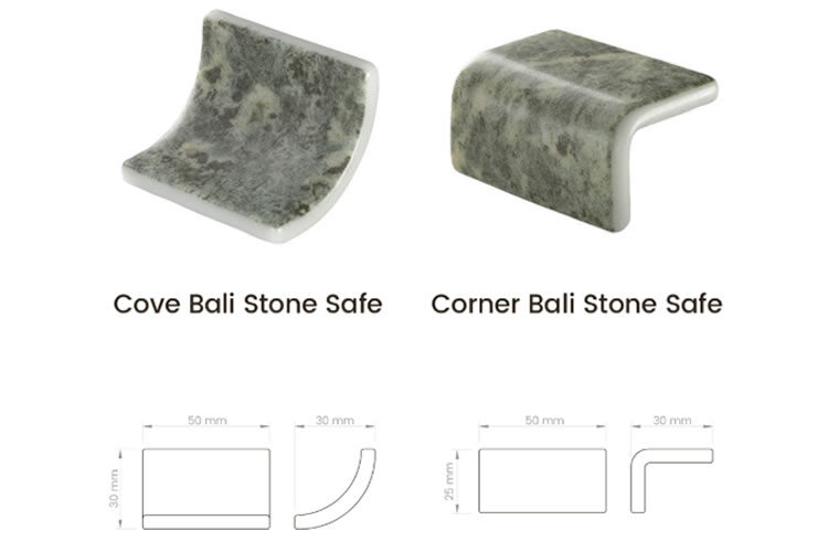 Vous connaissez les pièces spéciales de mosaïque d’Ezarri Cove et Corner?