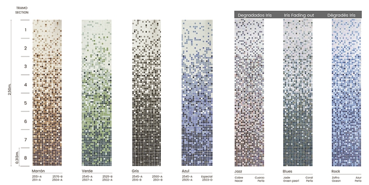 Ezarri fading out mosaics