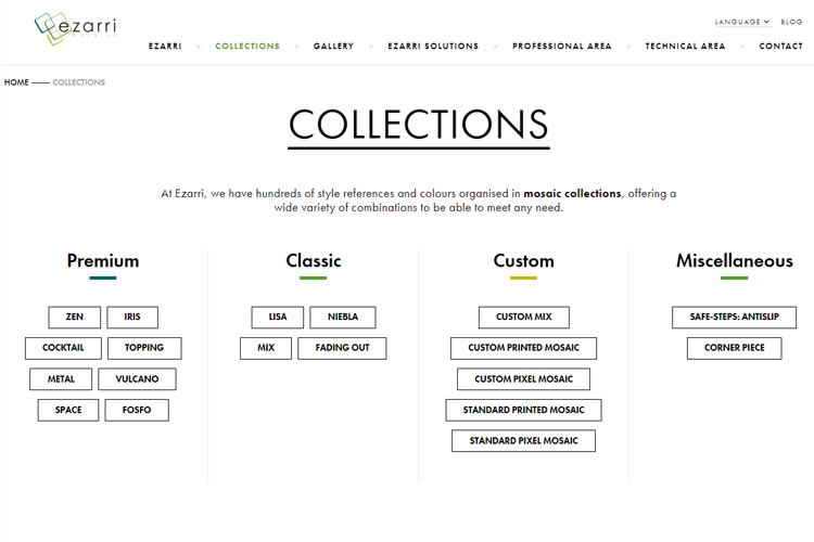 Ezarri&acute;s Collections