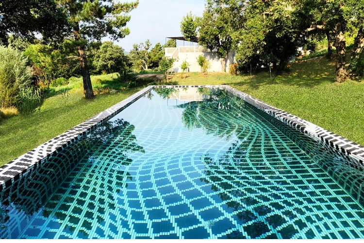 mosaic tile pool