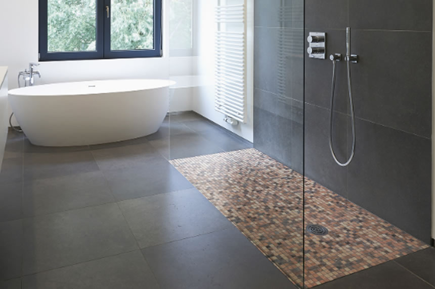 mosaïque salle de bain Ezarri