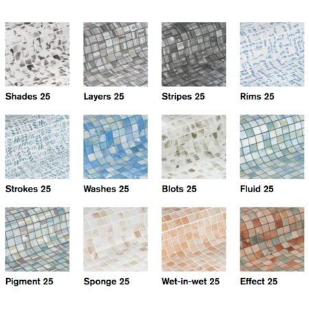 Pool tile color chart: Your pool, your style