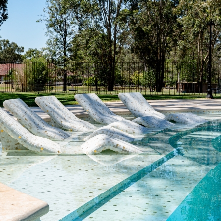 Proyecto residencial en Australia: Gresite para piscinas con oro de 24 K