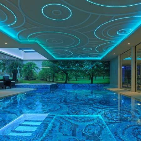 Mosaic designs for luxury pools