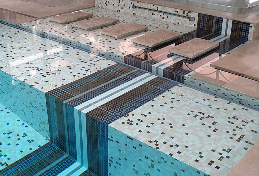 Private Swimming Pool Ezarri Mosaic Tile
